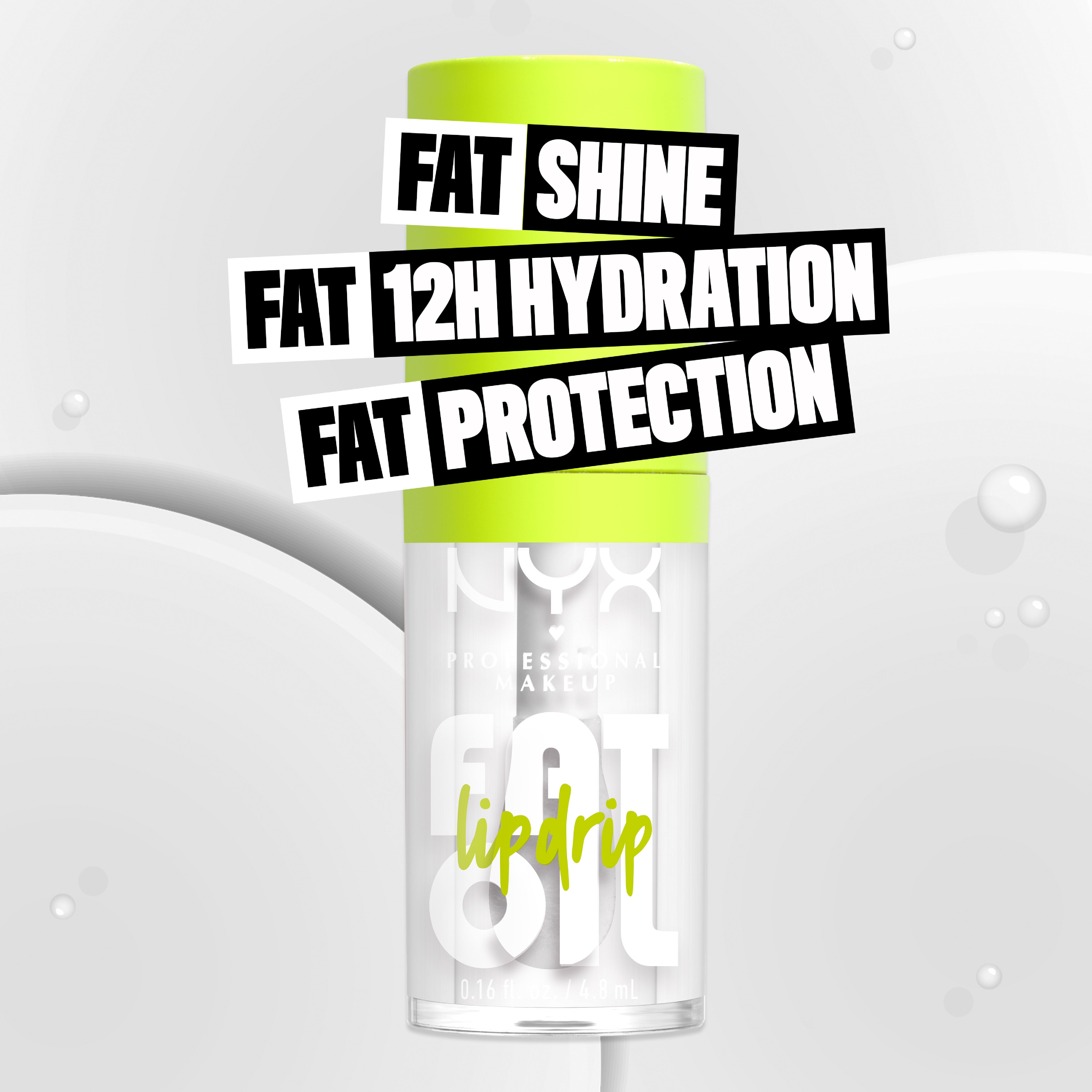 Fat Oil Lip Drip, Moisturizing, Shiny, Vegan Tinted Lip Gloss, Non-Sticky Finish, 12H Hydration