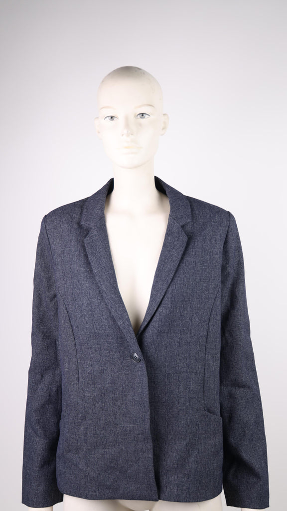 FRNCH Frnch dark blue blazer jacket | Loolia Closet