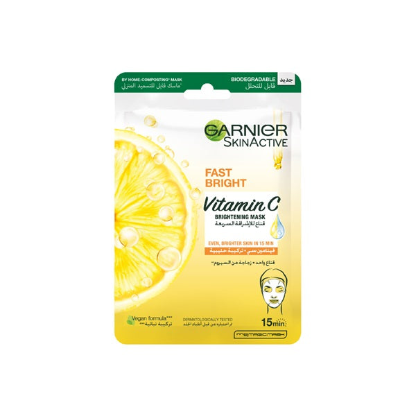 Garnier Fast Fairness Tissue Mask For uneven & Dull Skin | Loolia Closet