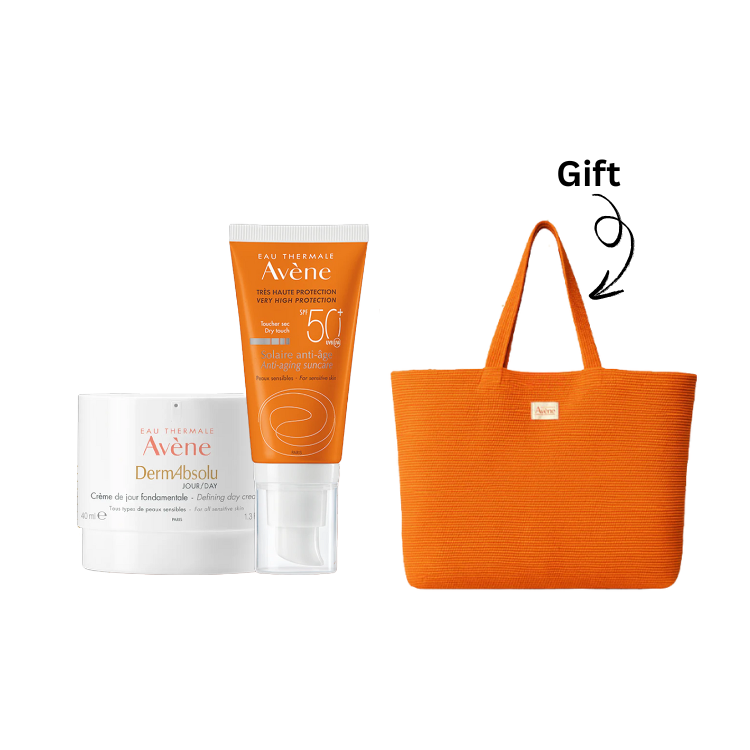 Derm Absolu Defining Day Cream + Anti-ageing Suncare SPF 50+ + FREE Orange BAG