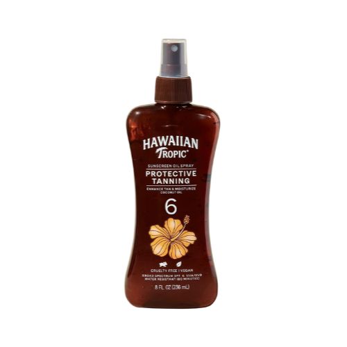 Hawaiian Tropic Protective Tanning Oil Pump Spray SPF 6 | Loolia Closet
