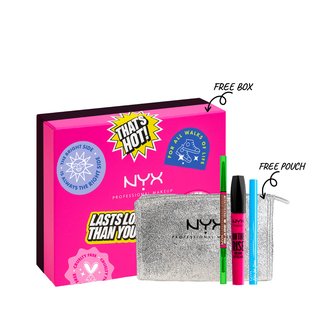 Blade & Shade + Epic Ink Liner + On The Rise Volume Liftscara Mascara + Gift Box + FREE Pouch