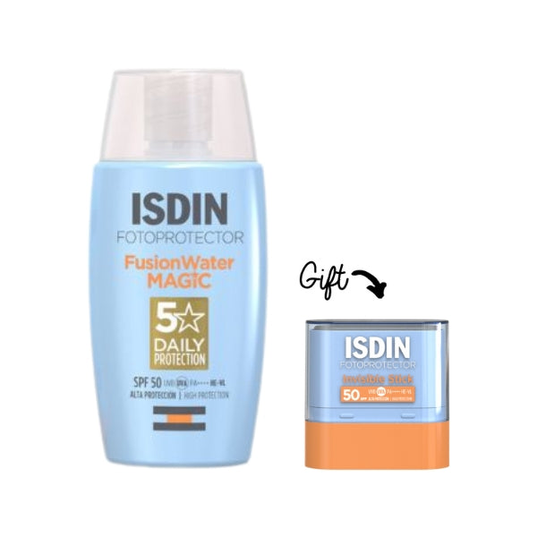 Fusion Water MAGIC SPF 50+ + FREE Fotoprotector Invisible Stick SPF 50