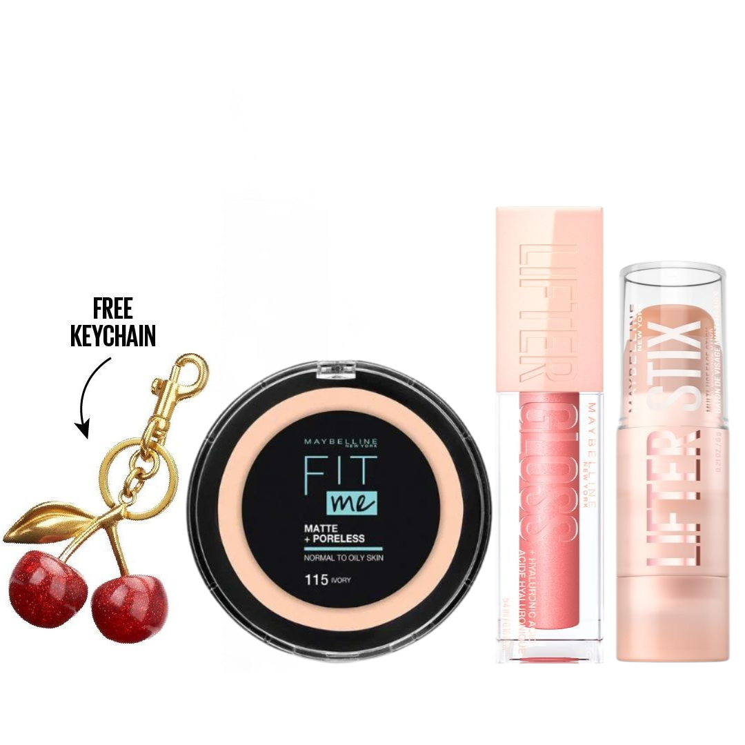 Lifter Stix + Fit Me Powder & Gloss Bundle + Free Keychain