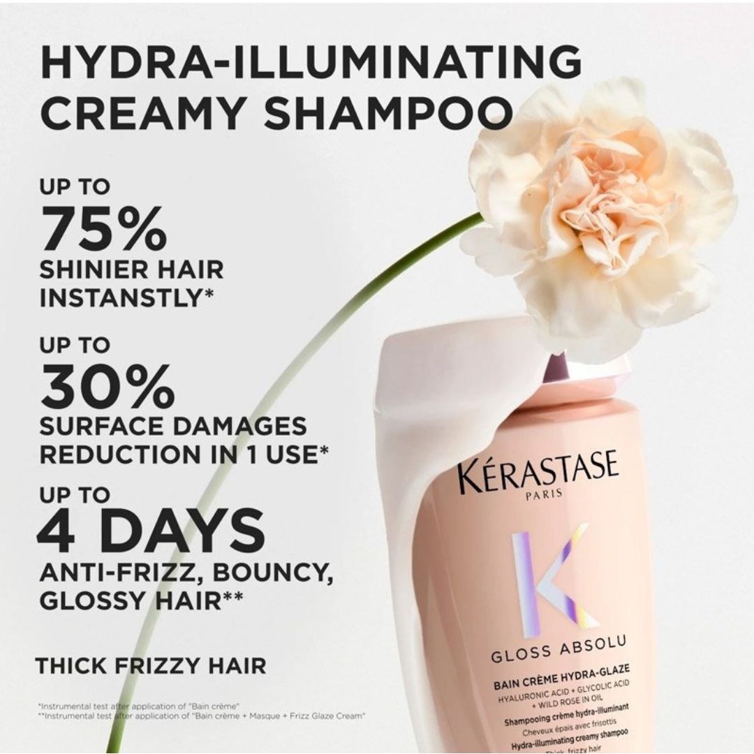 Kérastase Gloss Absolu Bain Riche Hydra-Glaze Shampoo 