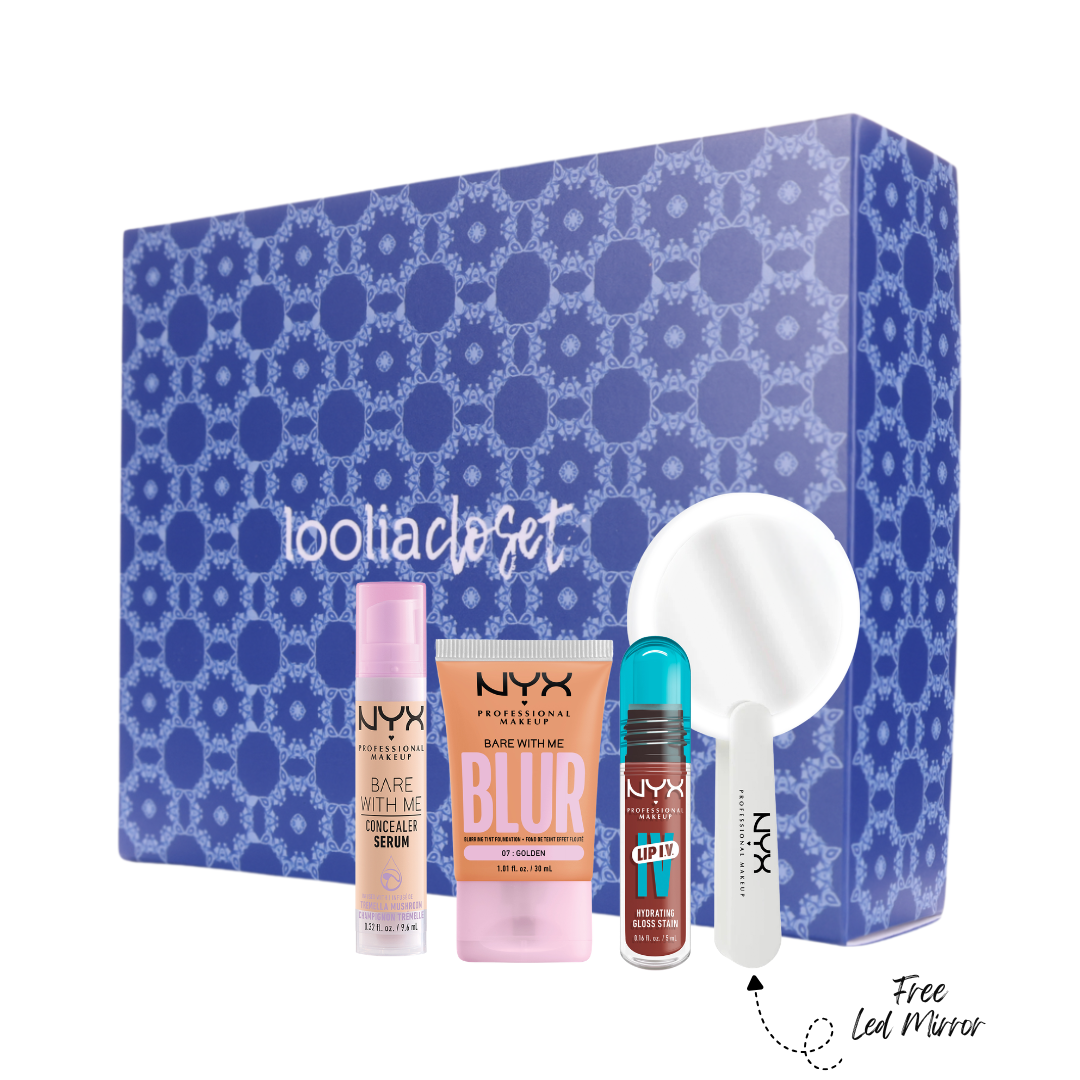 Lip IV Hydrating Gloss Stain + Bare With Me Concealer + Bare with Me Blur Tint Foundation + FREE Led Mirror + FREE Ramadan Gift Box