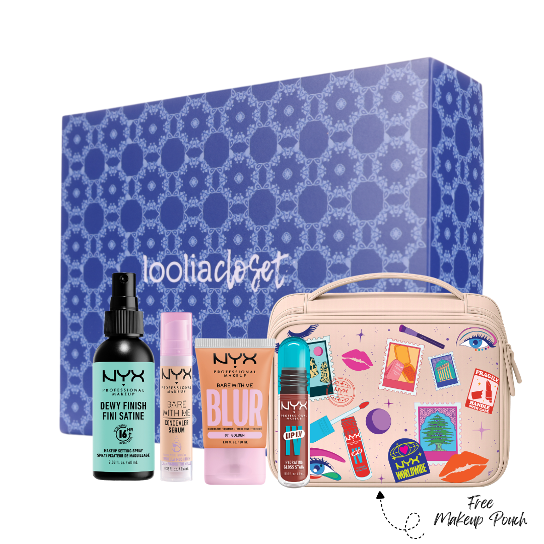 Dewy Finish Spray + Bare With Me Concealer + Bare with Me Blur Tint Foundation + Lip IV Lip Gloss + FREE Makeup Pouch + FREE Ramadan Gift Box