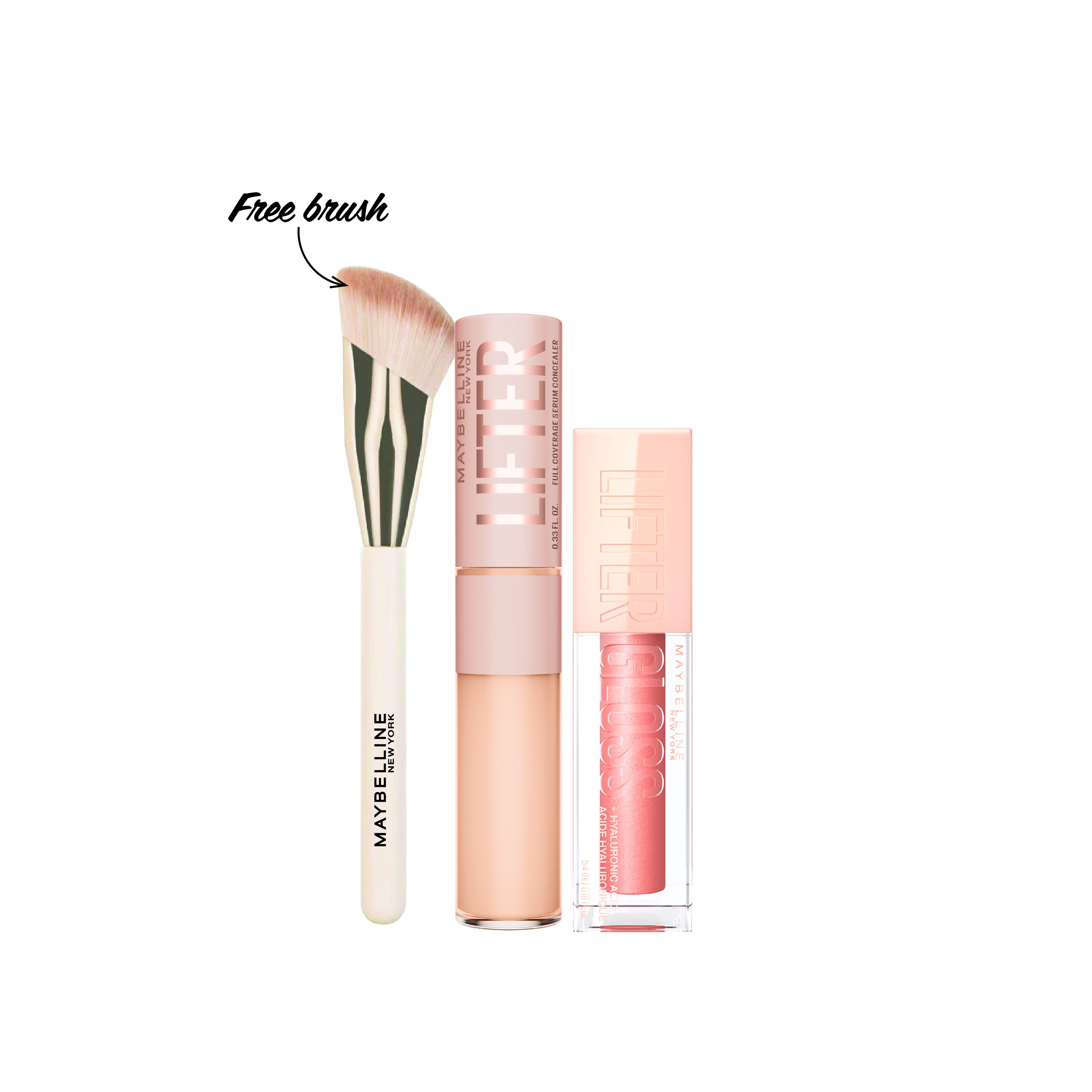 Lifter Serum Concealer + Lifter Lip Gloss + FREE Brush At 10% OFF