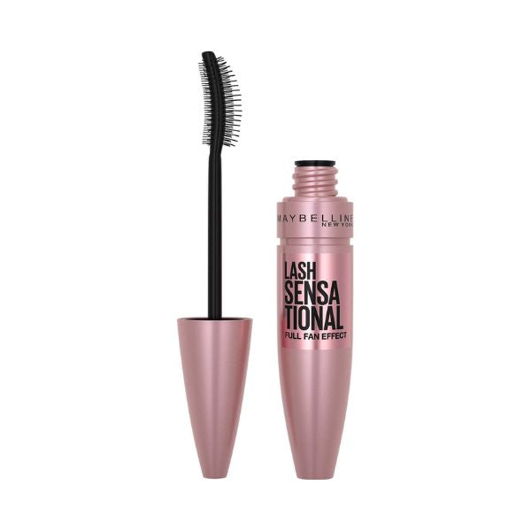 Maybelline New York Lash Sensational Washable Volumizing Full Fan Effect Black Mascara | Loolia Closet