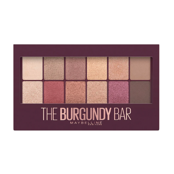 Maybelline New York The Burgundy Bar Eyeshadow Palette- Features 12 Expertly Curated Shades | Loolia Closet
