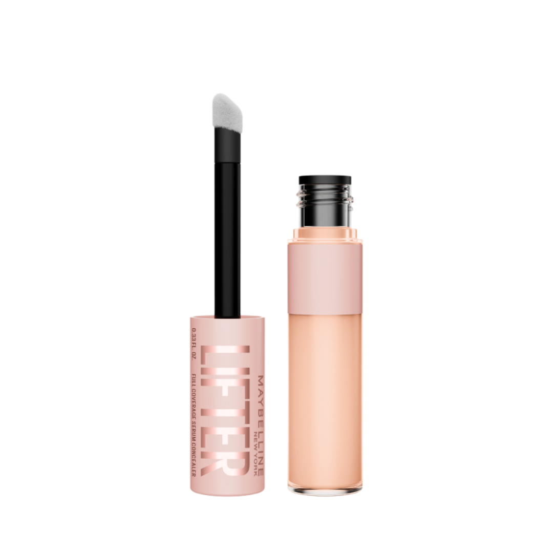 Maybelline New York Lifter Concealer full coverage hydrating concealer with peptides and caffeine for bright under eyes