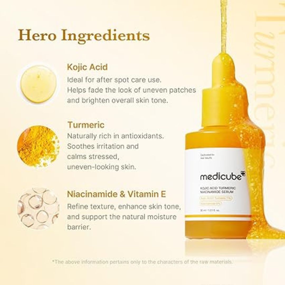Medicube Kojic Acid Turmeric Niacinamide Serum 