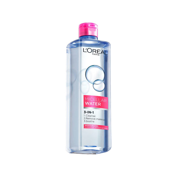 3-in-1 Refreshing Micellar Water, deep cleansing moisturize micellar for dry to normal skin - 400 ML