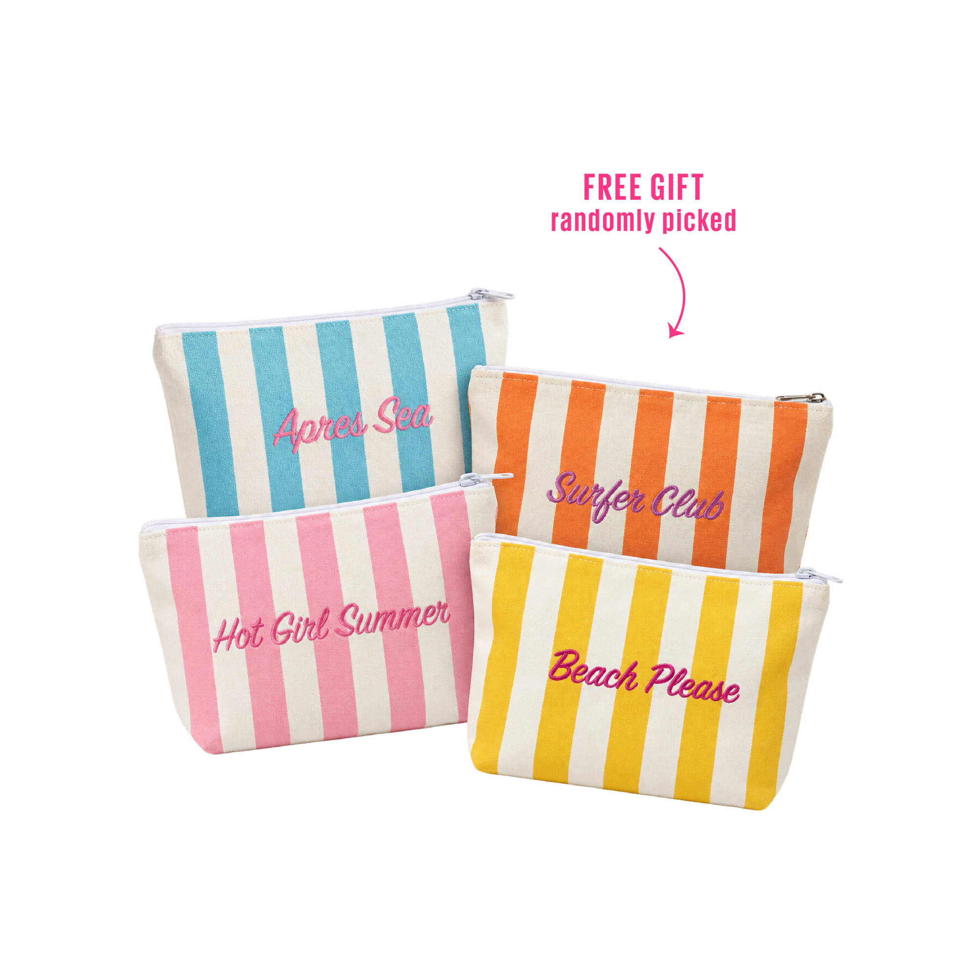 Gift From Maybelline : Summer Striped Pouch