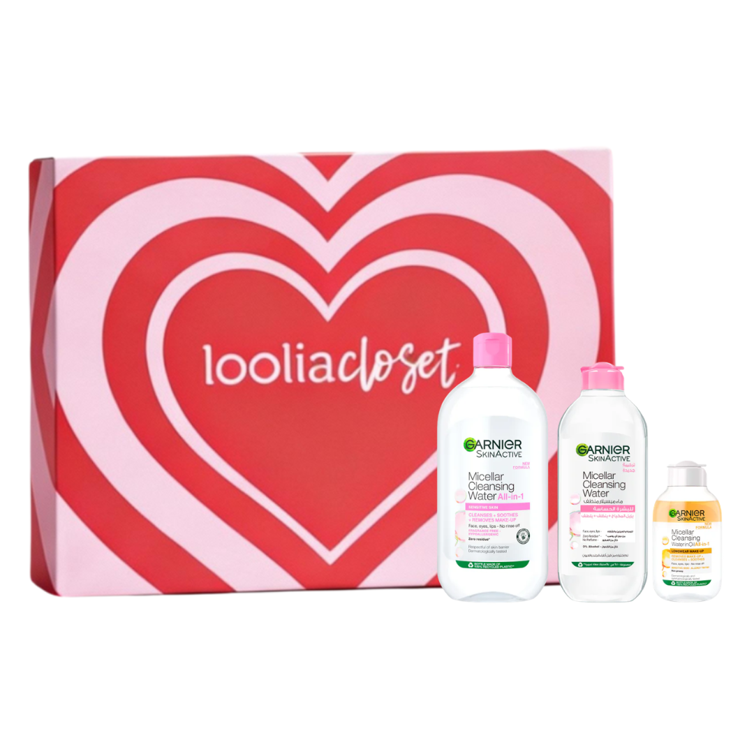 Micellar Water Facial Cleanser + Micellar Water Facial Cleanser + Oil-Infused Facial Cleanser + FREE Gift Box At 20% OFF