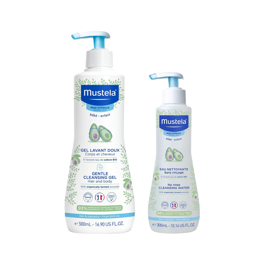 Gentle Cleansing Gel 500 ML + No Rinse Cleansing Water 300 ML At 15% OFF