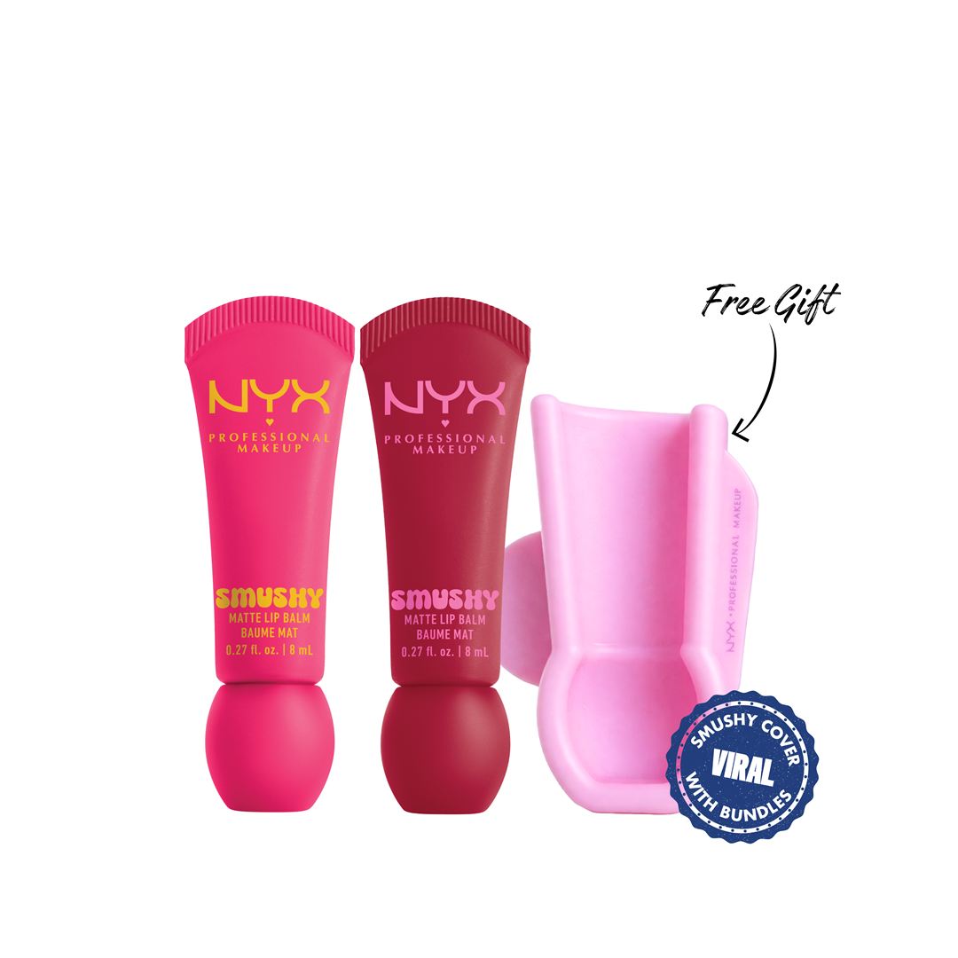 2x Smushy Matte Lip Balm + FREE Smushy Holder