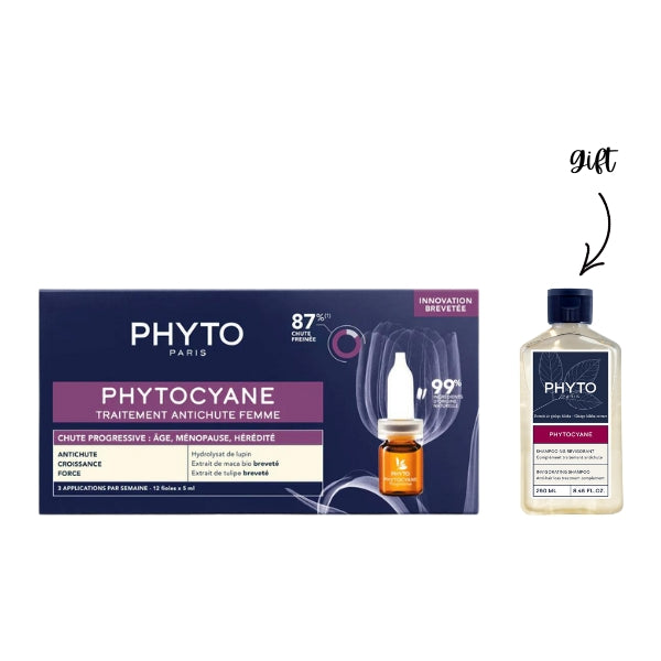 Phytocyane Progressive Women + FREE Phytocyane Women Shampoo