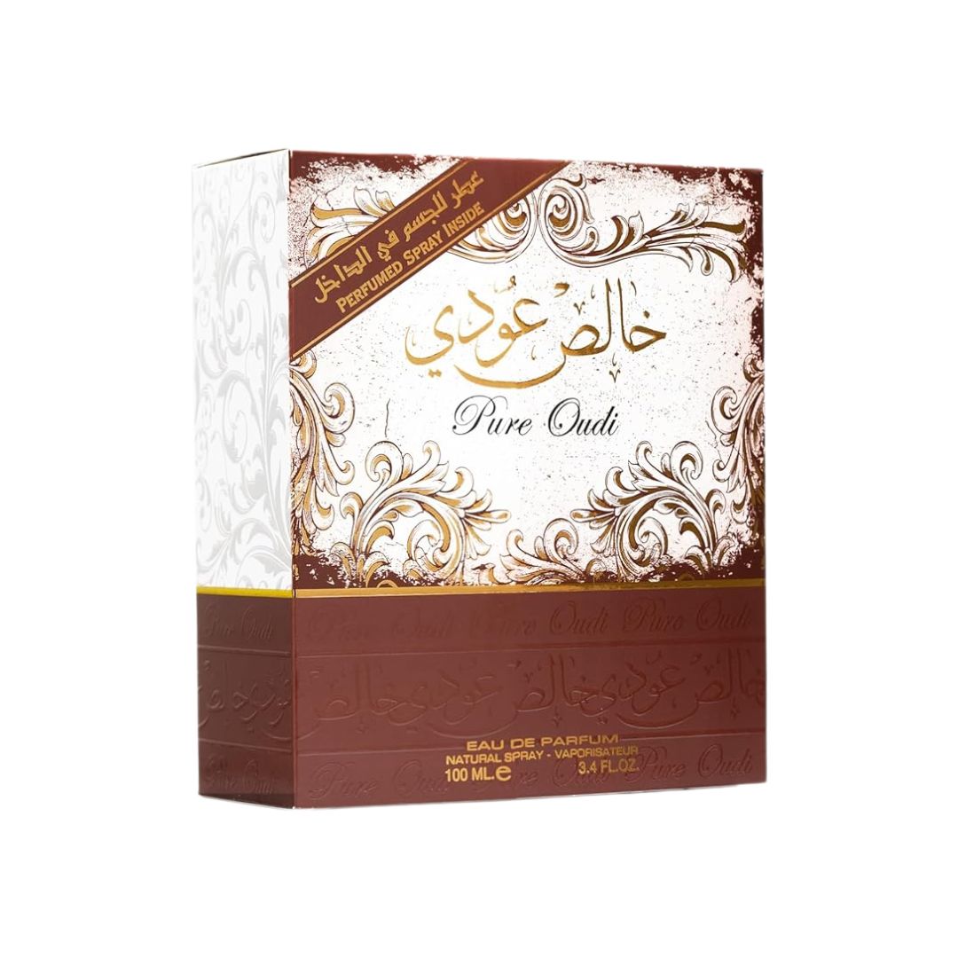 Lattafa Pure Oudi Eau de Parfum Gift Set + Deodorant Spray