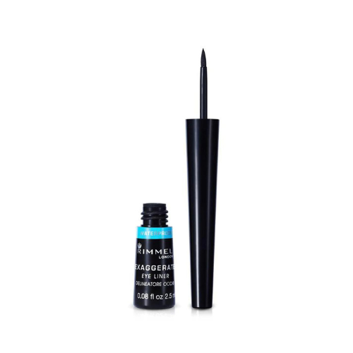 Rimmel Exaggerate Liquid Waterproof Eyeliner - 001 Black