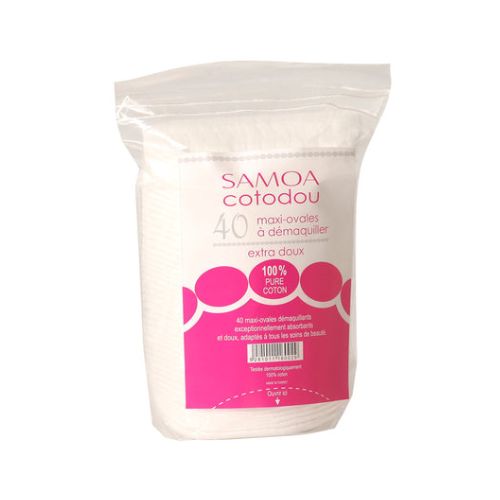 Samoa Cosmetics Cotodou Cotton Oval Shaped | Loolia Closet