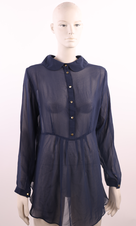 ACCESS Access dark blue blouse | Loolia Closet