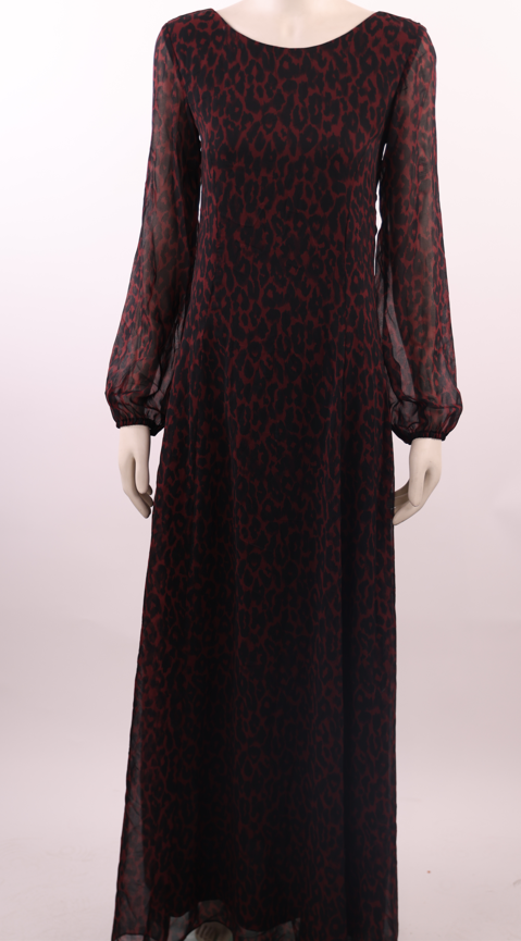 ACCESS Access long dress animal printed | Loolia Closet