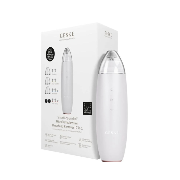 Geske Micro Dermabrasion Blackhead Remover | 7 in 1- White
