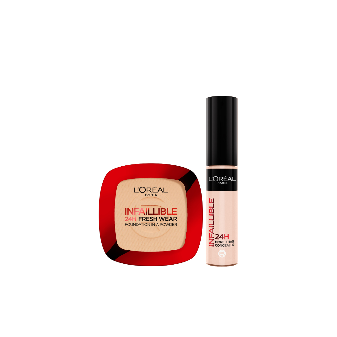 Infaillible Liquid Foundation + Powder At 20% OFF