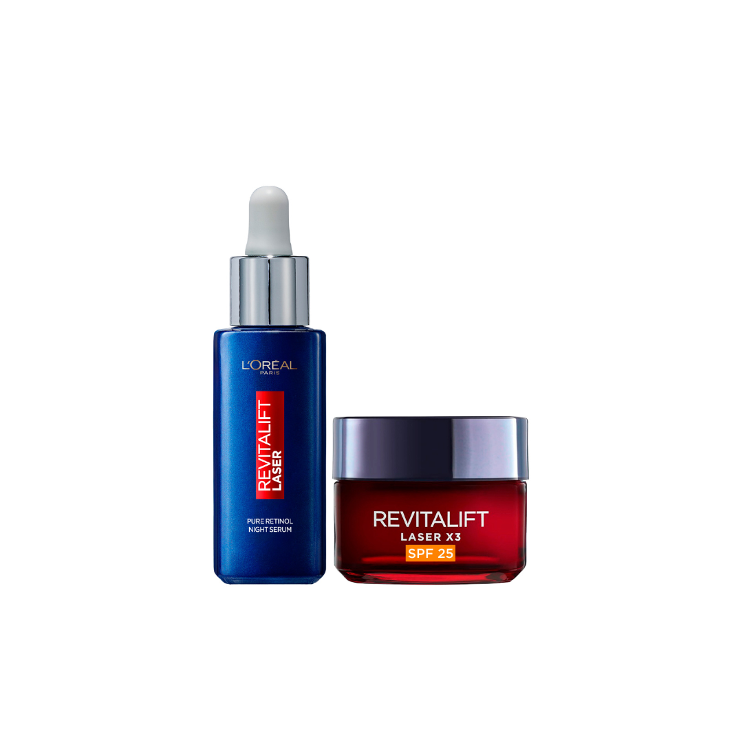Retinol Night Serum + Revitalift Day Cream At 20% OFF