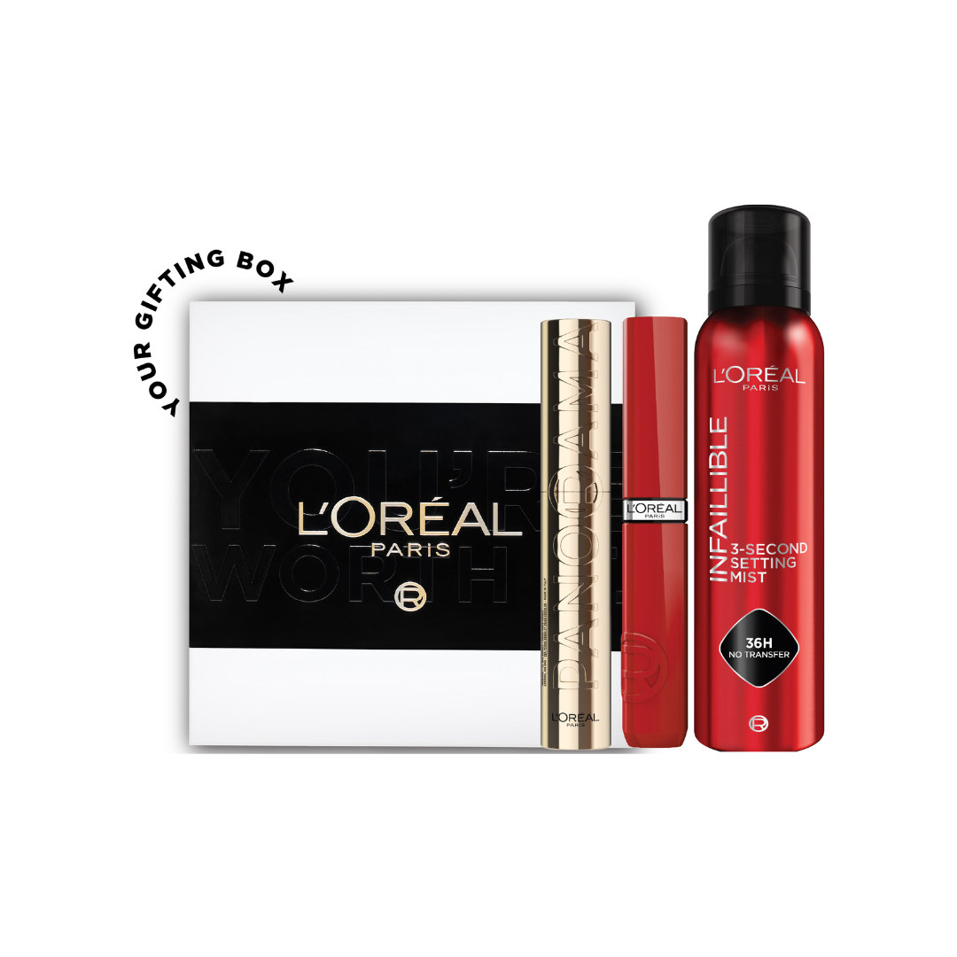 Panorama + Setting Spray + Laque Resistance + FREE Gift Box