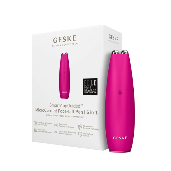 Geske Micro Current Face-Lift Pen | 6 in 1- Magenta