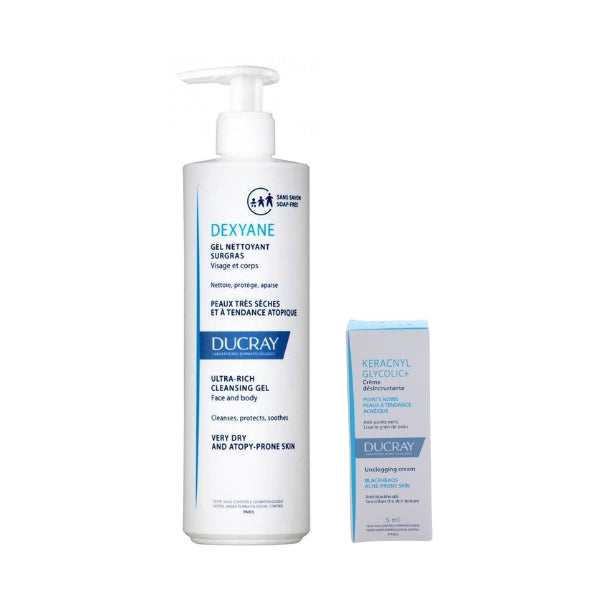 Dexyane Ultra-Rich Cleansing Gel + FREE Unclogging Cream 5ML