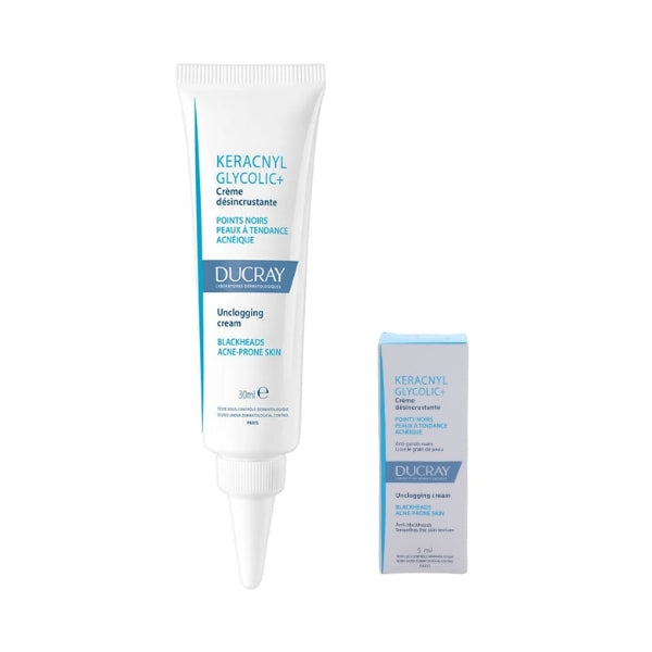 Keracnyl Glycolic+ Cleansing Cream  + FREE Unclogging Cream 5ML