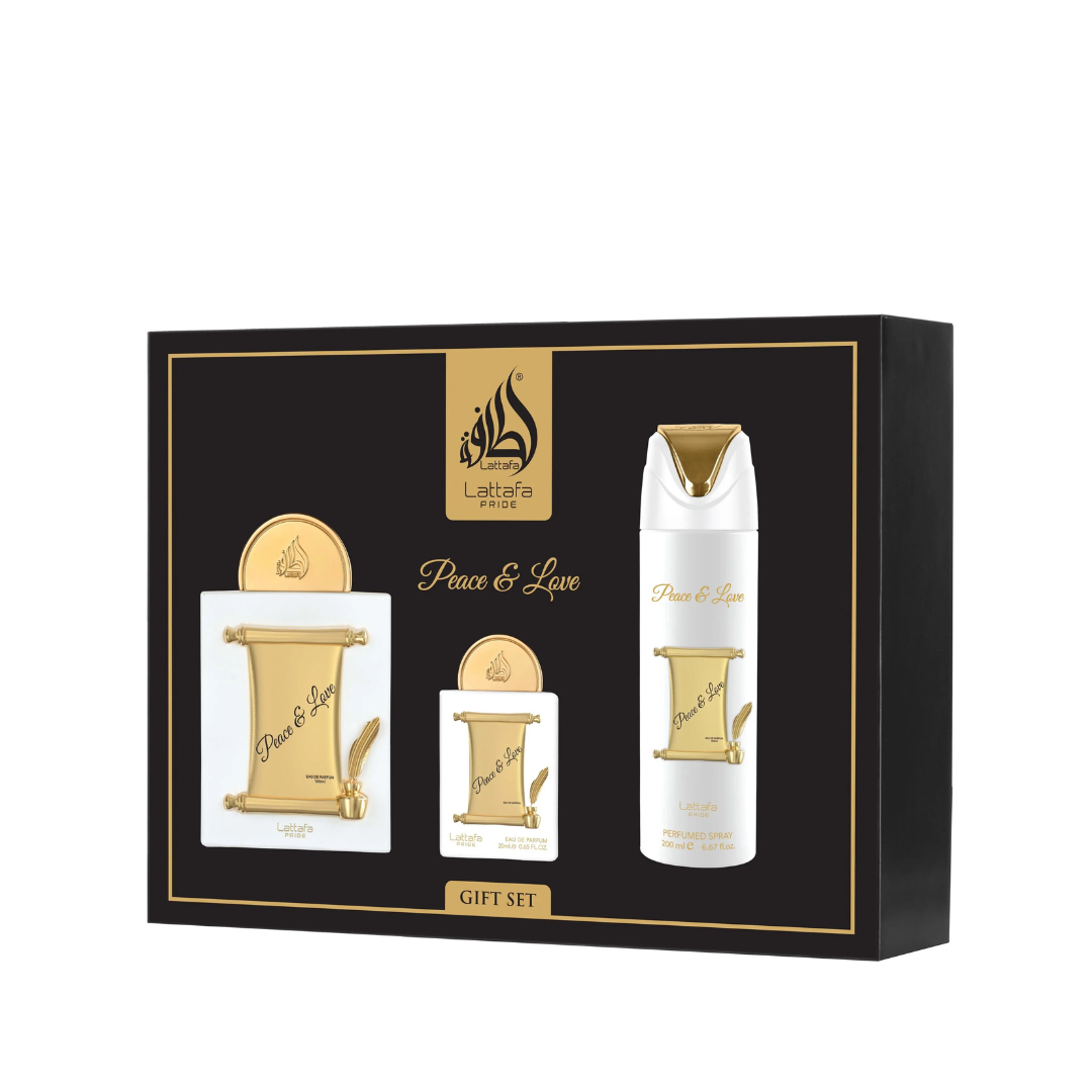 Giftset Peace & Love -3pc
