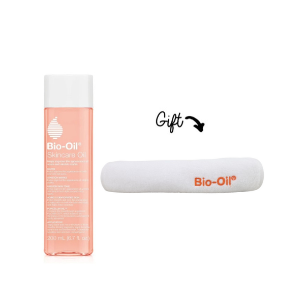 1x Bio-Oil Skin Care Oil 200 ML + FREE Branded Towel