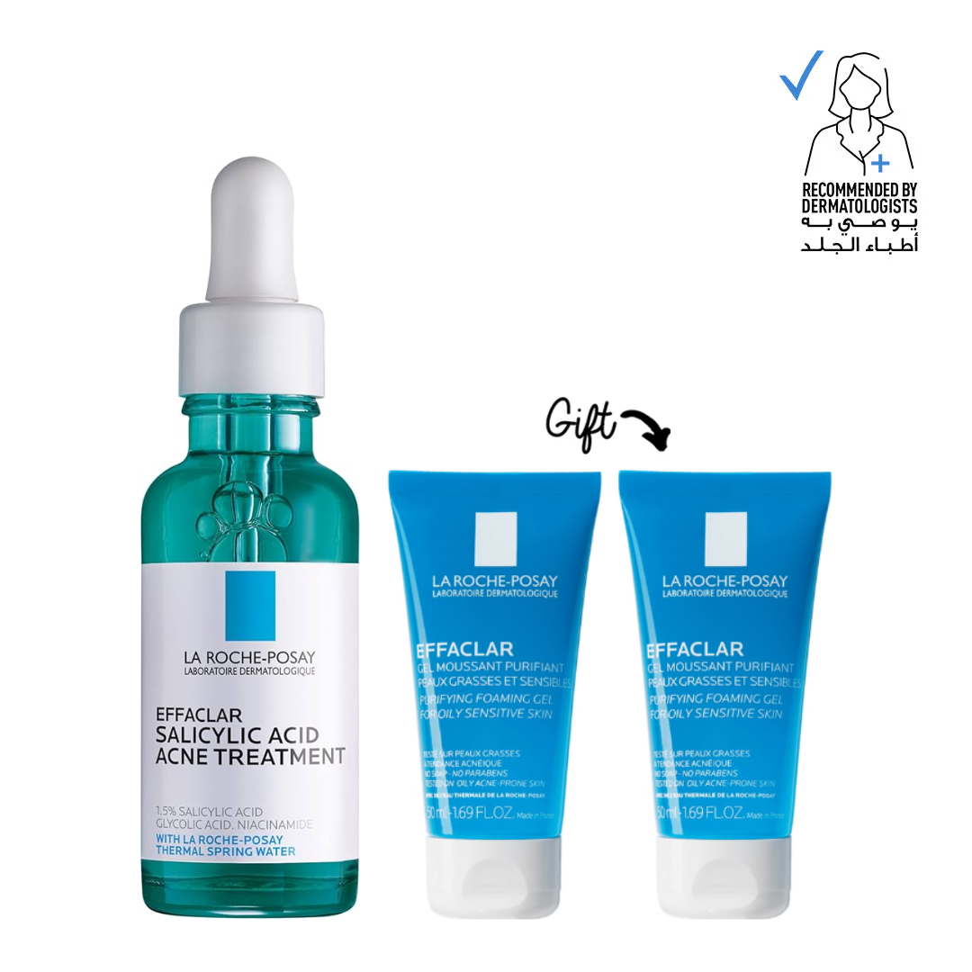 Effaclar Serum 30 ML + 2x FREE Effaclar Foaming Gel 50 ML