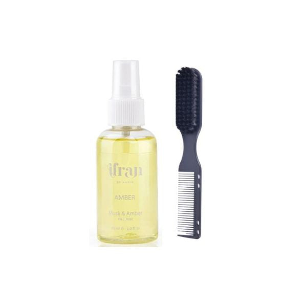 Musk & Amber Hair Mist + Dual Comb & Brush At 20% OFF