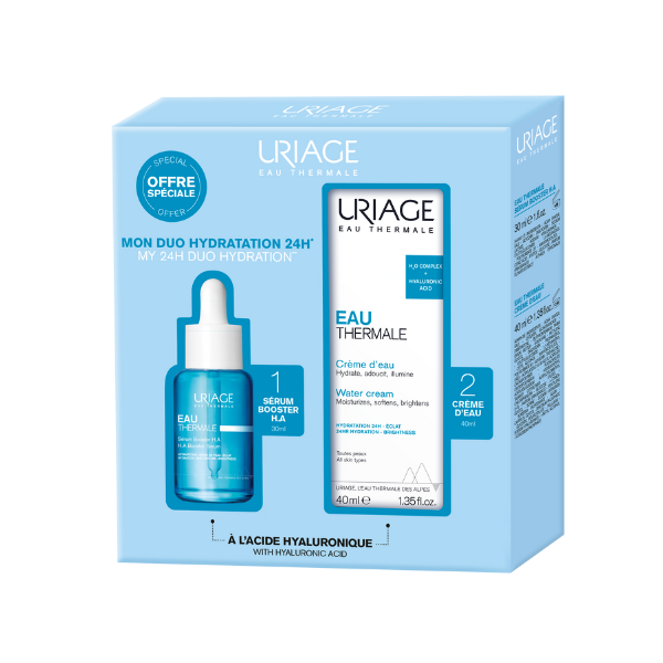 Uriage - Duo Hydration Booster Serum 30ml + Water Cream 40ml