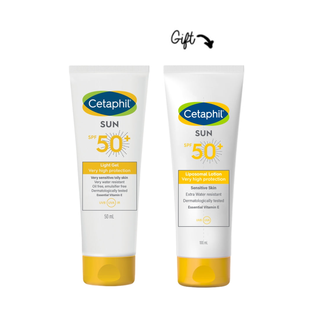 Light Gel Very High Protection Sunscreen SPF 50+ + FREE  Sun Liposomal Lotion SPF 50+