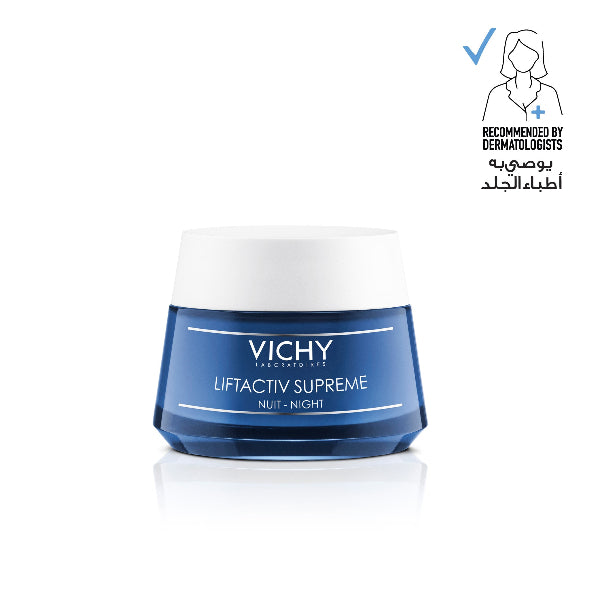 Vichy - Liftactiv Supreme Anti Aging Face Moisturizer Night Cream with Vitamin C 50ml