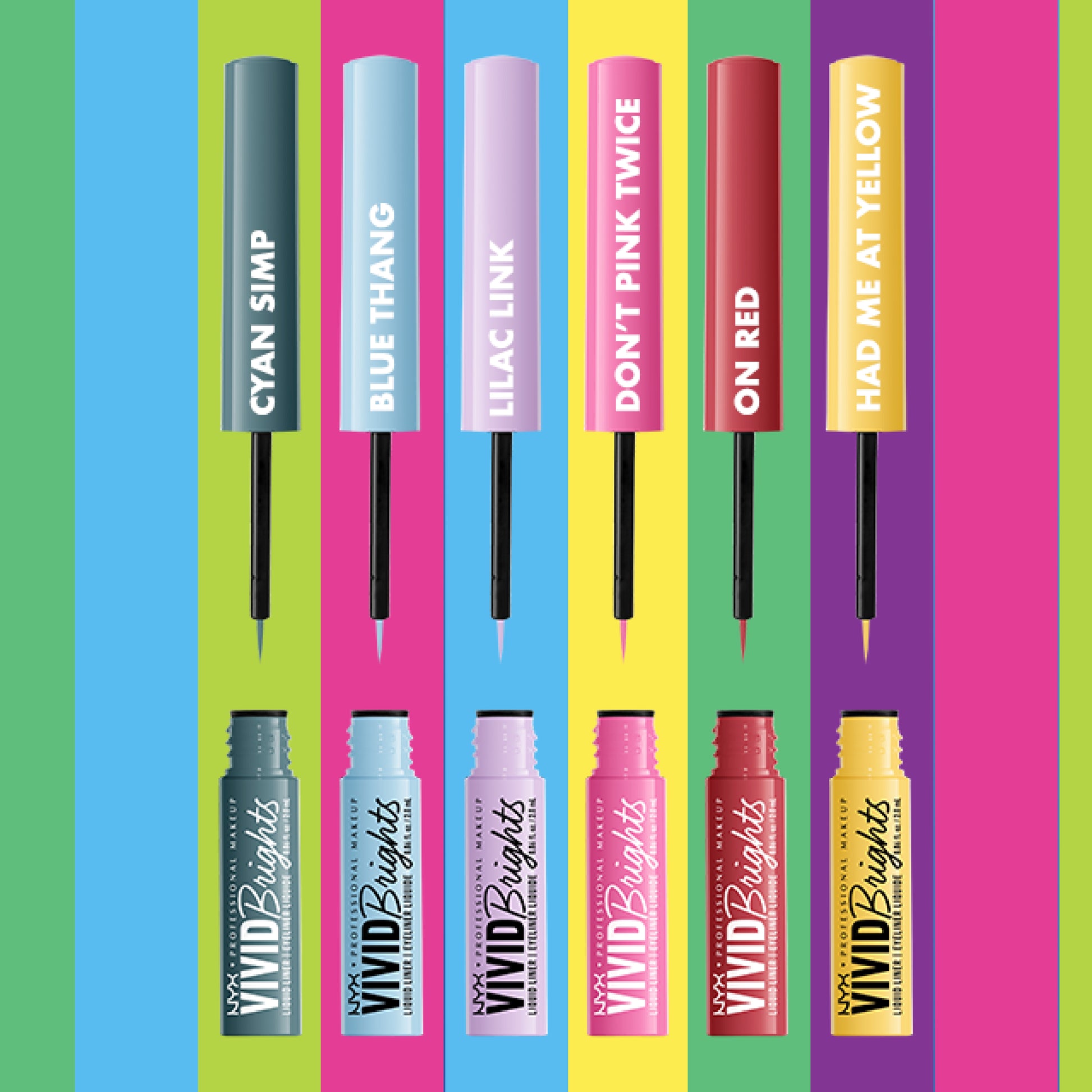Vivid Brights Colored Liquid Eyeliner