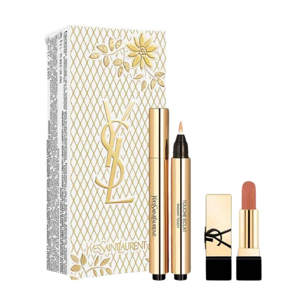 YSL - Touche Eclat Mini Rouge Pur Couture Lipstick Holiday Gift Set