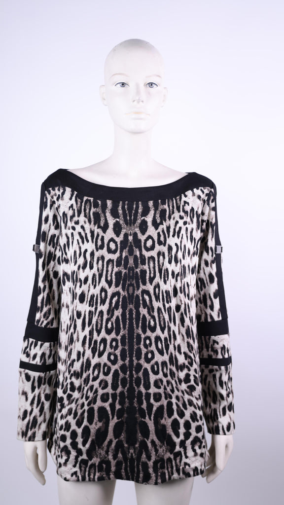 BADOO Badoo animal print blouse | Loolia Closet