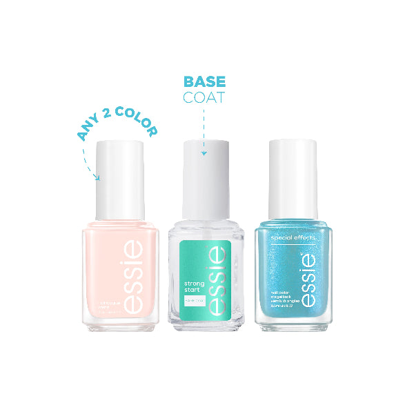 2x Nail Color With Base Coat At 30% OFF