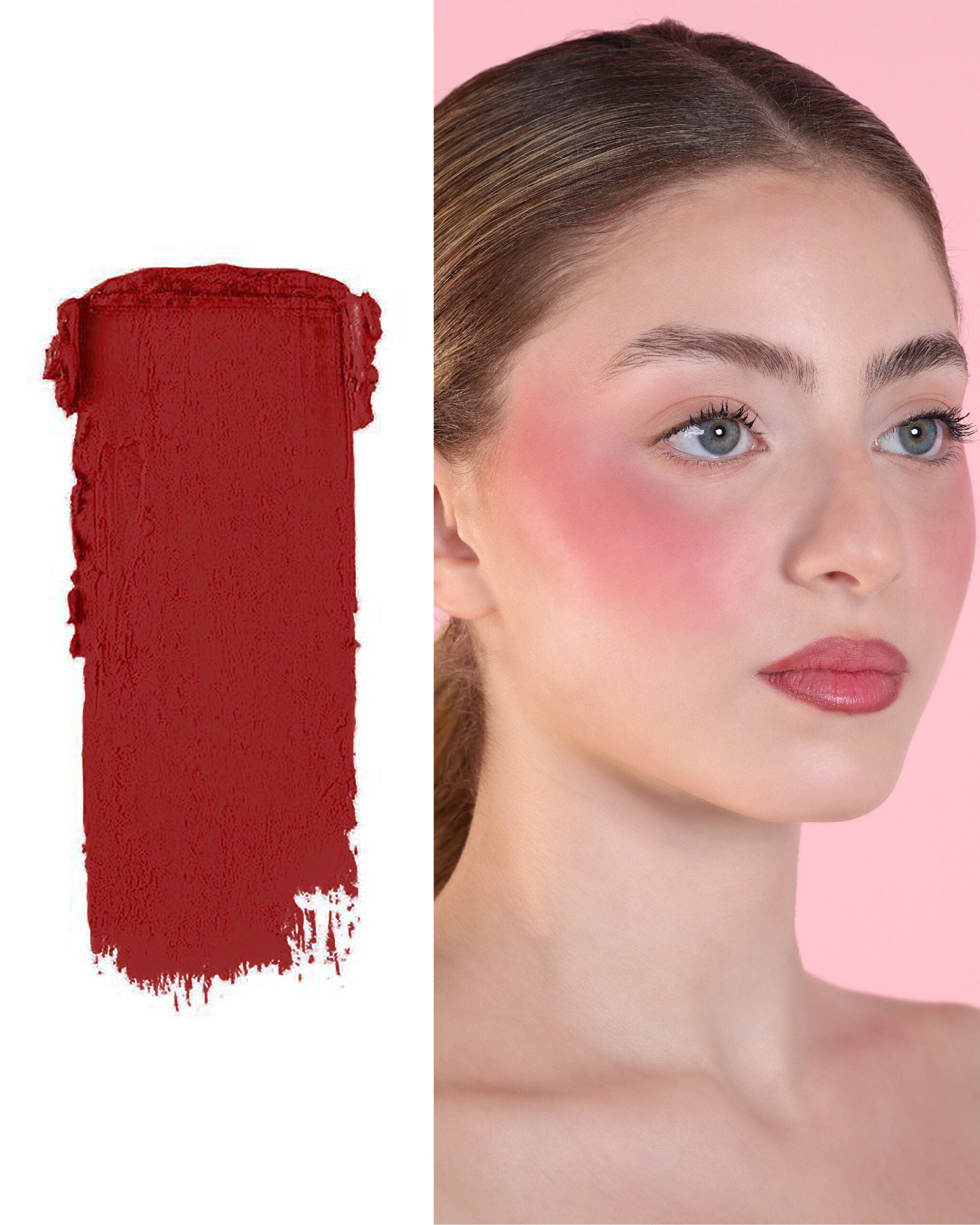 Bizu silky matte blush creamy lightweight long lasting blush coral burgundy pink shades