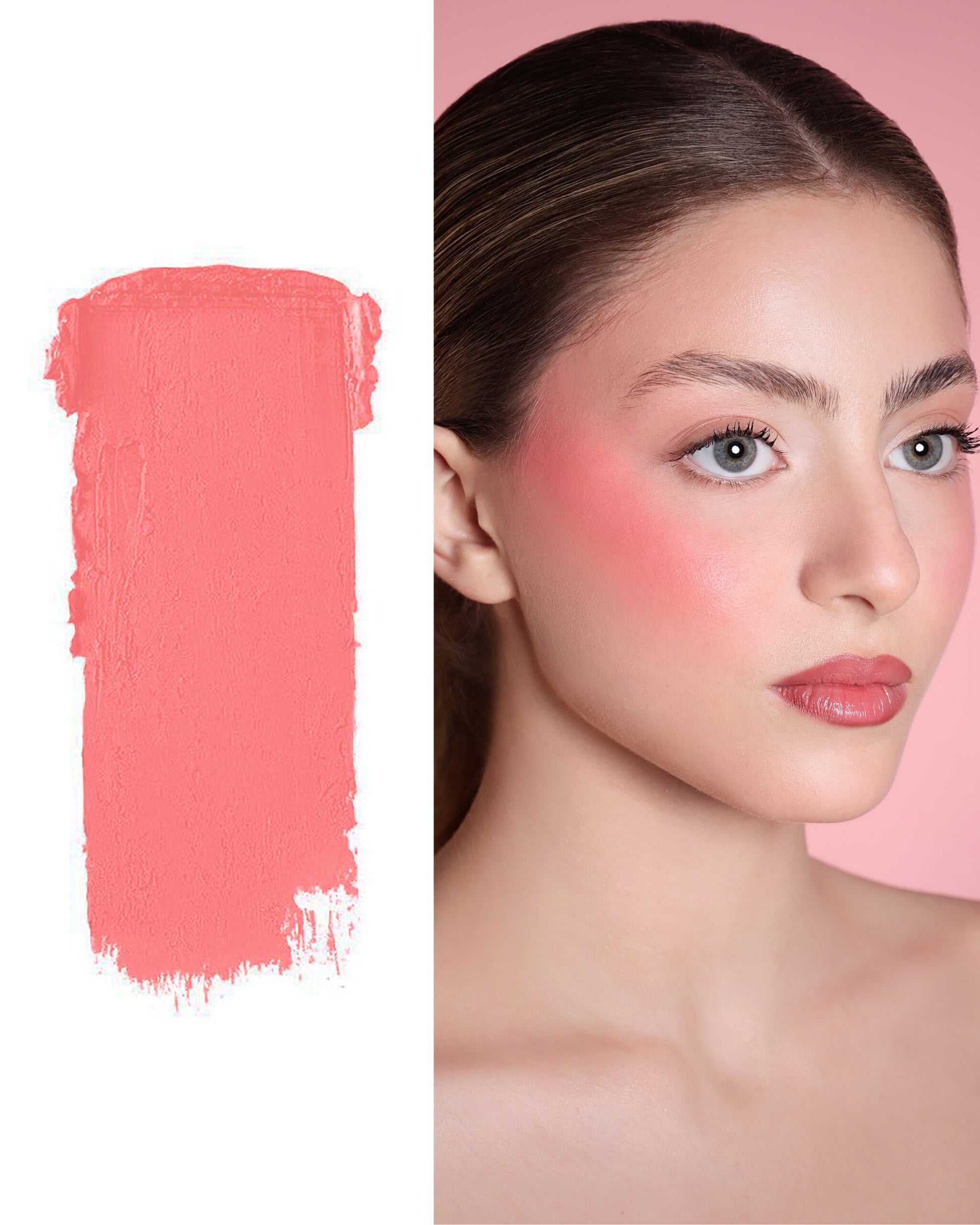 Bizu silky matte blush creamy lightweight long lasting blush coral burgundy pink shades