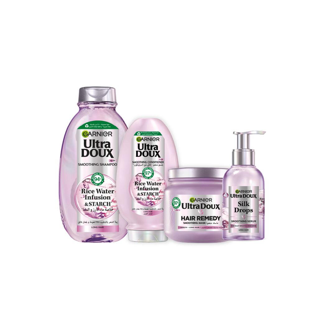 Garnier Ultra Doux Rice Water Hair Care Bundle 20% Off