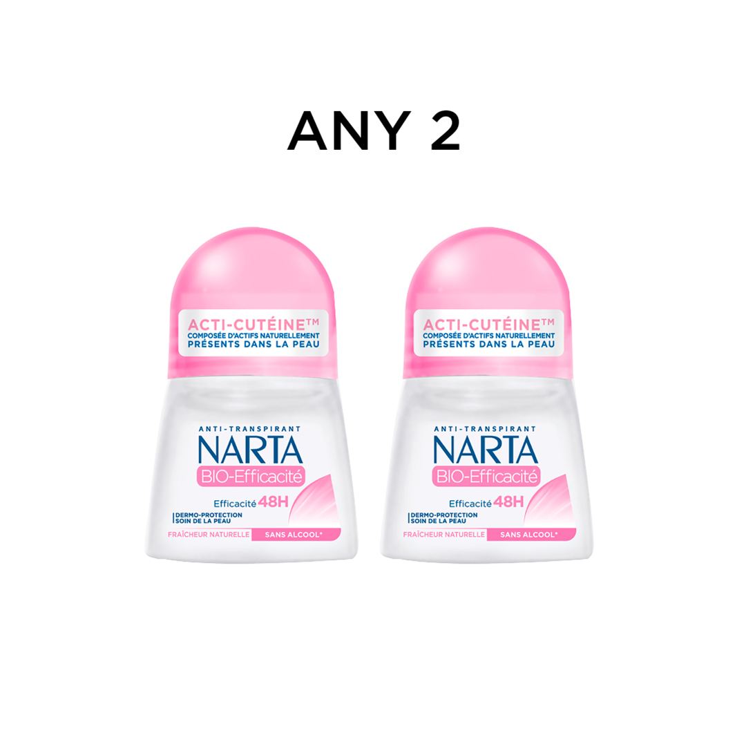 Narta roll on deodorant duo bundle long lasting odor protection