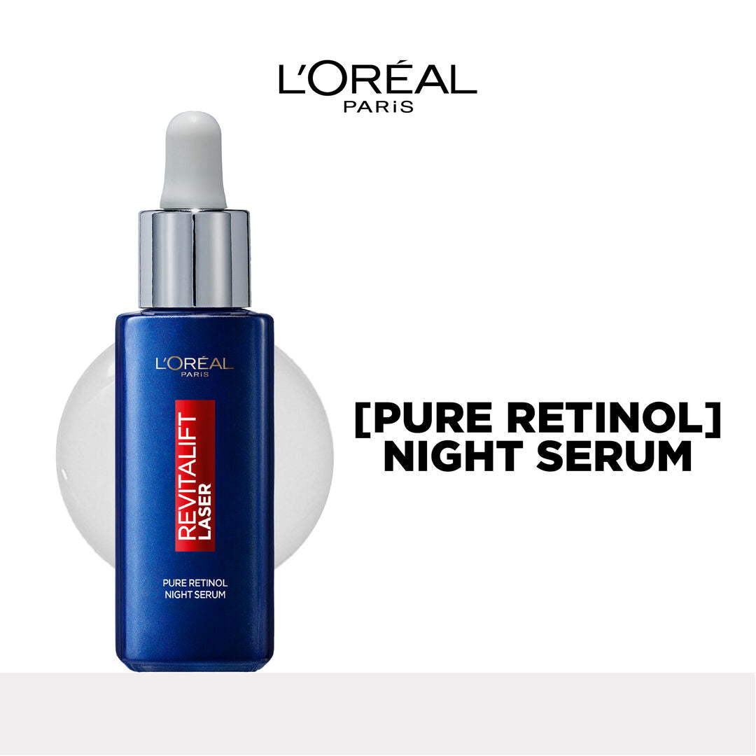 L’Oréal Revitalift retinol night serum 0.2 percent 30ml for deep wrinkles and anti aging